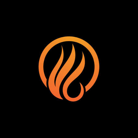 Fire flame vector illustration design templateのイラスト素材