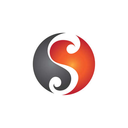 Business corporate S letter   design vectorのイラスト素材
