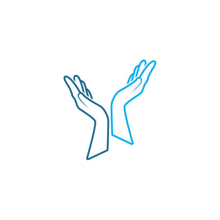 hand care   symbol vectorのイラスト素材