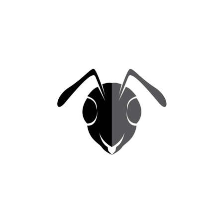 Ant Logo template vector illustration designのイラスト素材