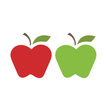 Apple vector illustration design icon logo templateのイラスト素材