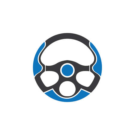 Steering Wheel vector image logoのイラスト素材