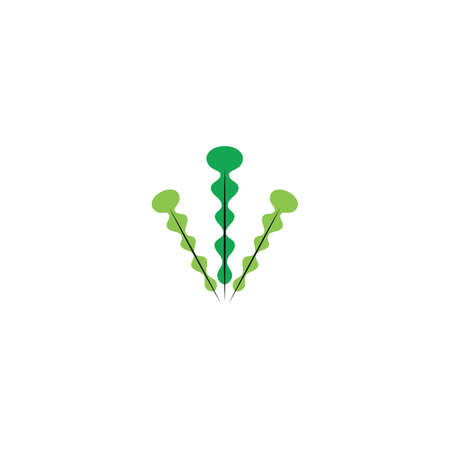 seaweed vector illustration template designのイラスト素材