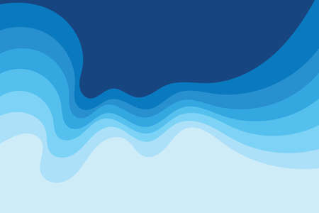 Abstract Water wave vector illustration design backgroundのイラスト素材