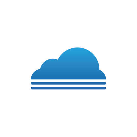 Cloud template vector icon illustration designのイラスト素材