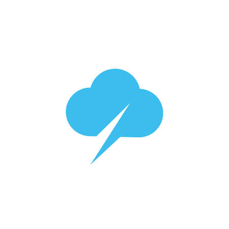 Cloud template vector icon illustration designのイラスト素材