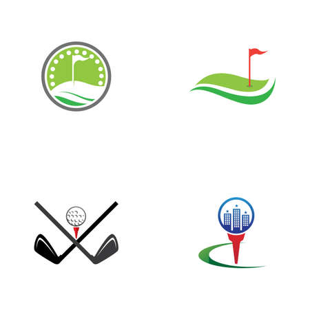 Golf  vector icon illustrationのイラスト素材