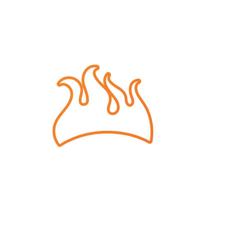 Fire flame vector illustration designのイラスト素材