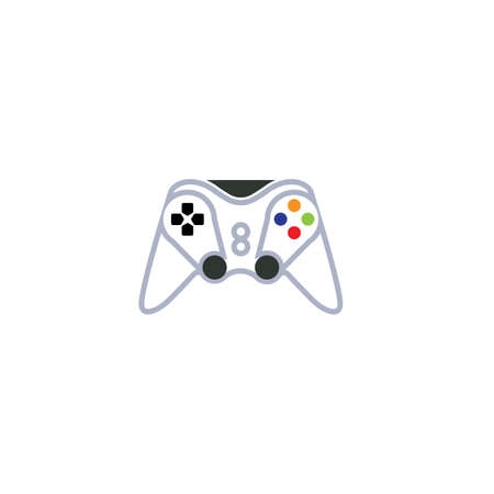 Joystick Logo Concept Template Design Vector