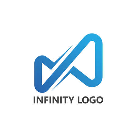 Infinity Design Vector icon illustration Logo template design