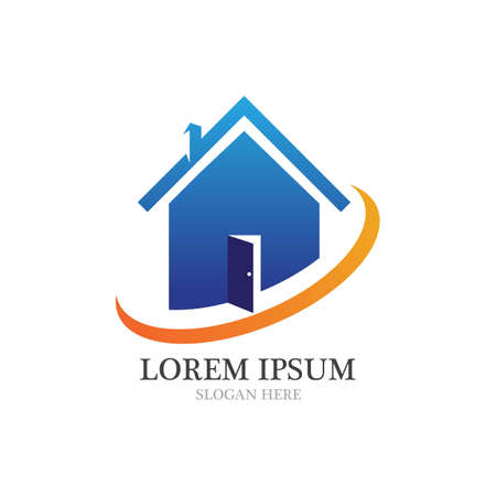 Real Estate, Property and Construction Logo designのイラスト素材