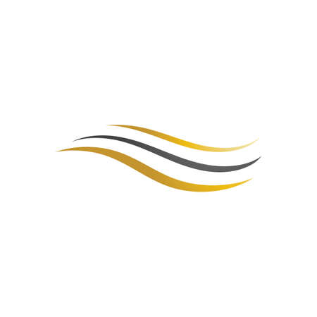 Hair wave logo vector icon templateのイラスト素材