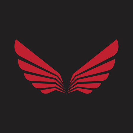 Wing Template vector illustration designのイラスト素材