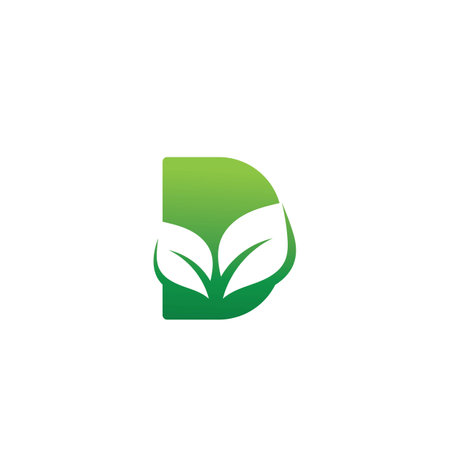 Leaf green logo ecology nature element vectorのイラスト素材