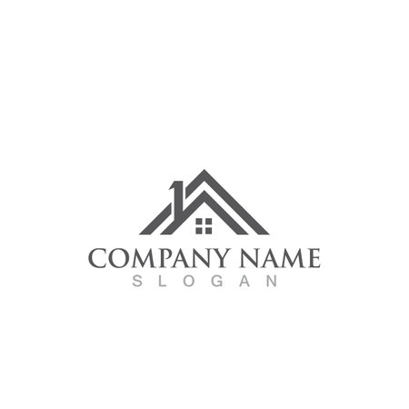 Home logo Real Estate , Property and Construction Logo designのイラスト素材