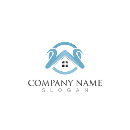 Real Estate , Property and Construction Logo designのイラスト素材