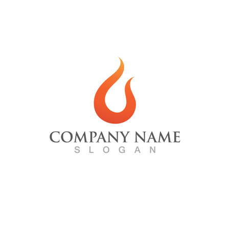 Fire flame vector illustration design templateのイラスト素材