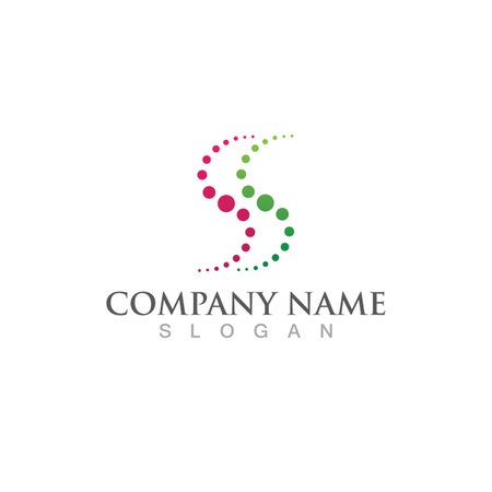 Business corporate S letter logo design vectorのイラスト素材