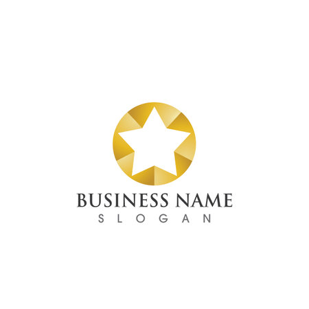 Star icon Template vector illustration designのイラスト素材