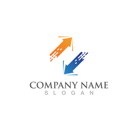 Faster logo vector illustration template designのイラスト素材