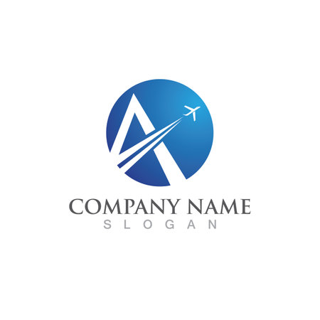 A Logo vector icon illustration designのイラスト素材
