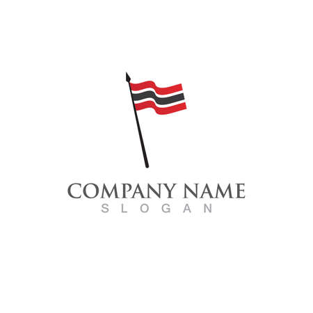 Race flag logo and symbol vectorのイラスト素材