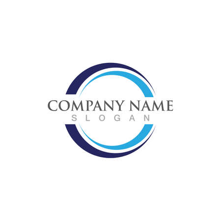 circle and star logo vector illustration template designのイラスト素材