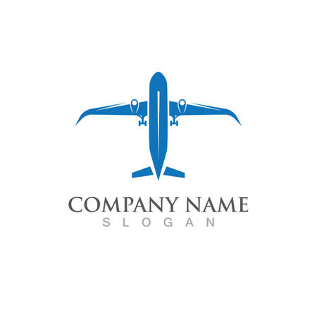 Aeroplane logo icon vector illustration template designのイラスト素材