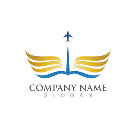 Airplane logo and symbol vectorのイラスト素材