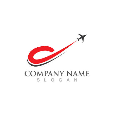 Airplane logo and symbol vectorのイラスト素材