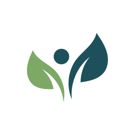 green leaf ecology nature logo element vectorのイラスト素材