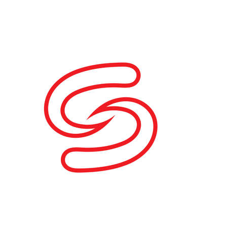 Business corporate S letter logo design vectorのイラスト素材