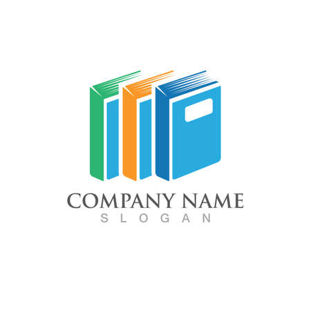 Book read logo and symbol vectorのイラスト素材