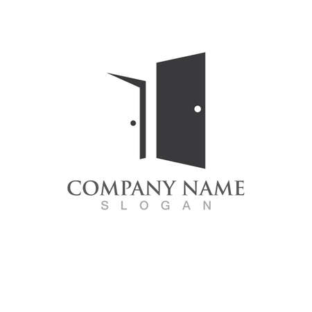 Door logo and symbol vectorのイラスト素材