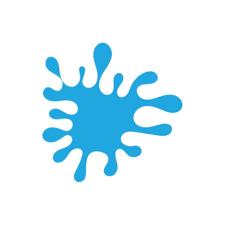 splash water nature logo and symbol vectorのイラスト素材