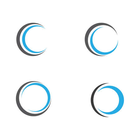 C Letter Logo Template vector icon designのイラスト素材