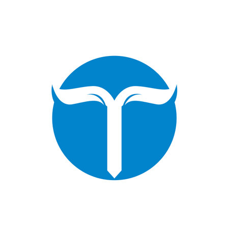 T letter logo and symbol vectorのイラスト素材