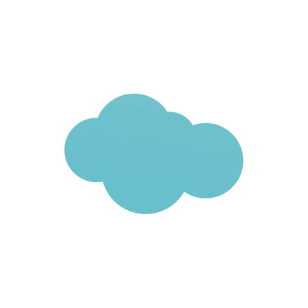 Cloud template vector icon illustration designのイラスト素材