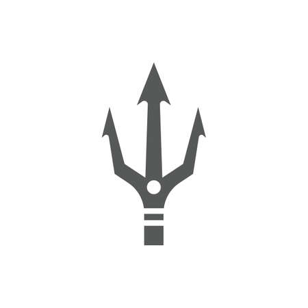 Trident Logo Template vector icon illustration designのイラスト素材