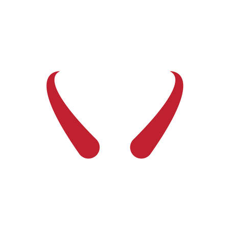 Devil horn Vector icon design illustration logo Template