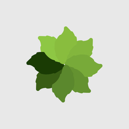 Logos of green Tree leaf ecology nature element vectorのイラスト素材