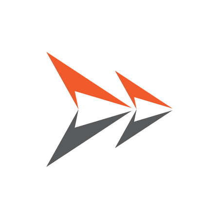 Arrow faster logo  images illustration design
