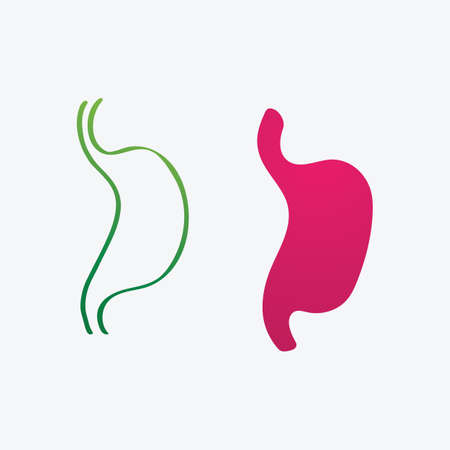 stomach care icon designs concept vector illustrationのイラスト素材