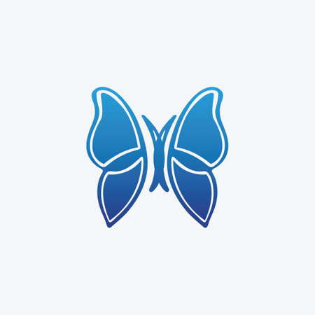Beauty Butterfly Vector icon designのイラスト素材
