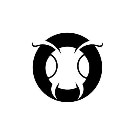Ant Logo template vector illustration designのイラスト素材