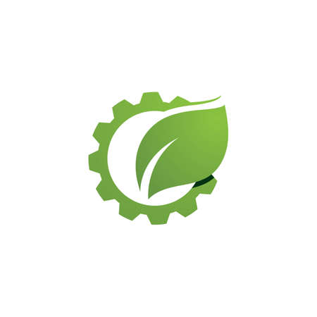 green Tree leaf ecology nature element vectorのイラスト素材