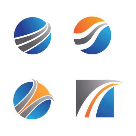 Faster business Finance Logo template vector icon designのイラスト素材