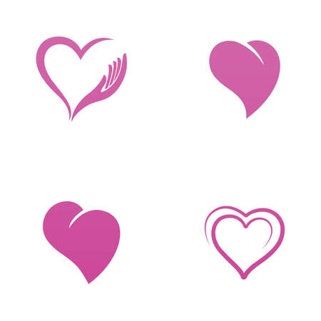Love Vector icon illustration design Templateのイラスト素材