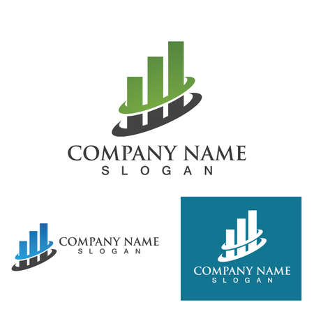 Finance Logo and symbol templateのイラスト素材