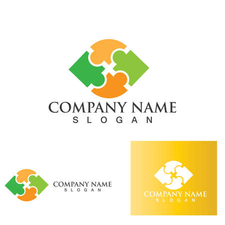 Community people logo network and socialのイラスト素材